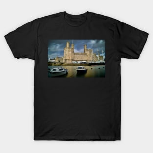 CAERNARFON CASTLE IN WINTER T-Shirt